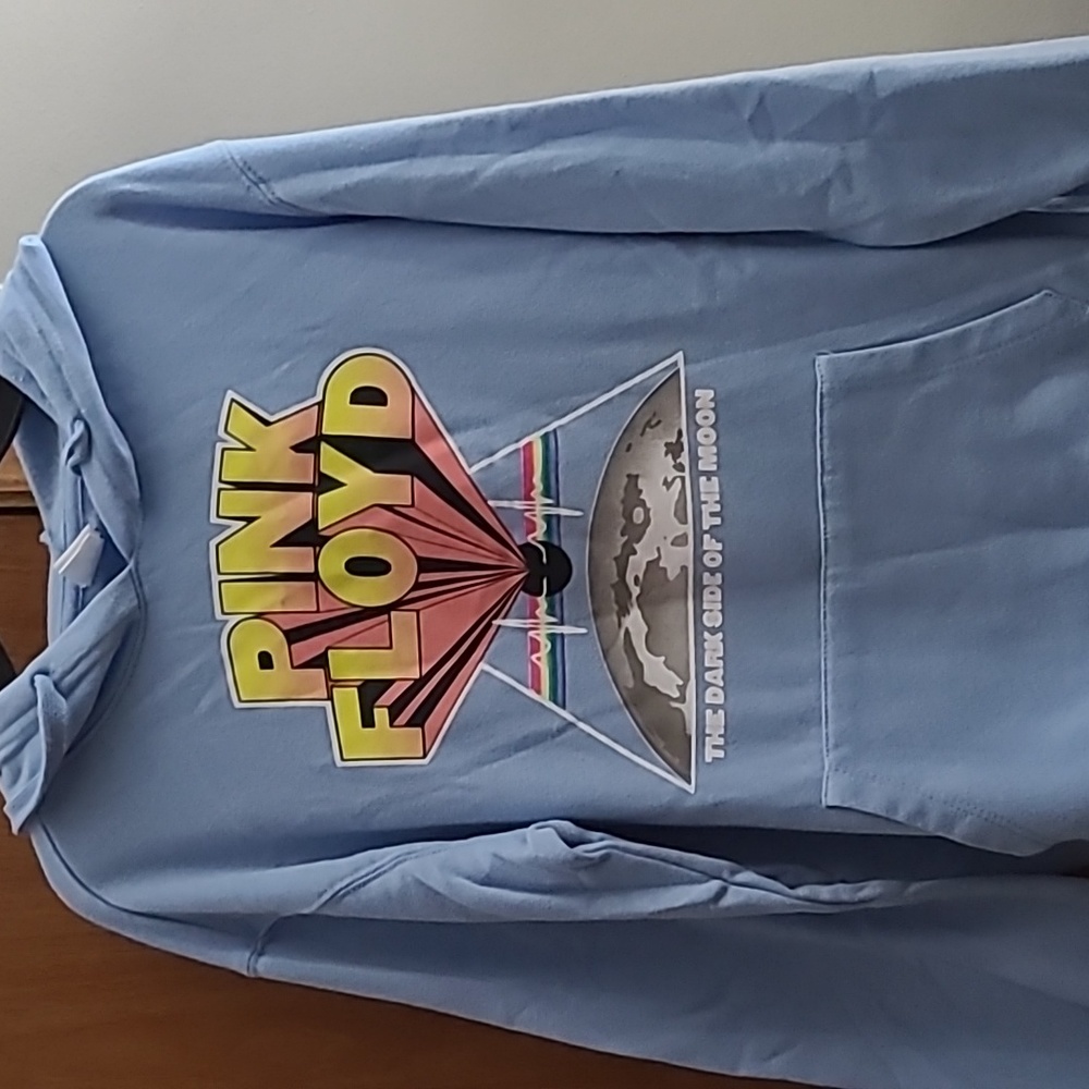 Light blue pink Floyd hoodie